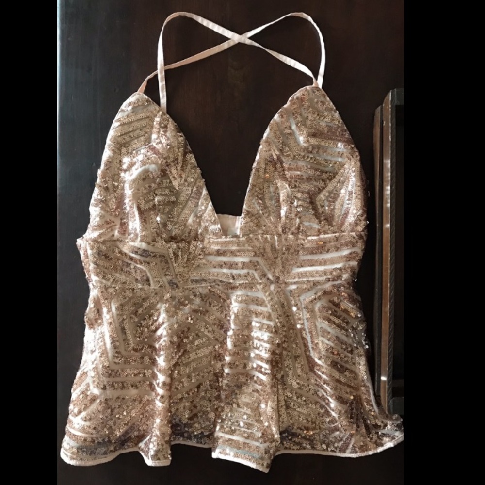 Forever 21 Sequined Top